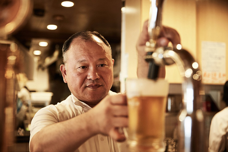 「超達人の」生ビール